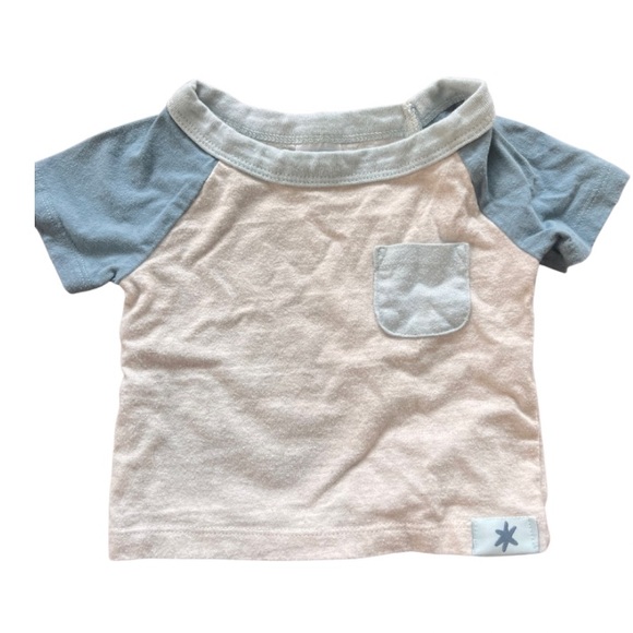 CARTERS BOY 3 PIECE BLUE AND SHARK SET: INCLUDES HOODIE, THSIRT AND JOGGER. - Picture 3 of 4